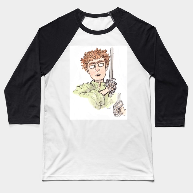 Claymore Arthur Baseball T-Shirt by sadnettles